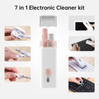 7-in-1 Electronic Cleaner Kit - Pen-Style Cleaning Brush for AirPods, Earbuds, Keyboard & Phone