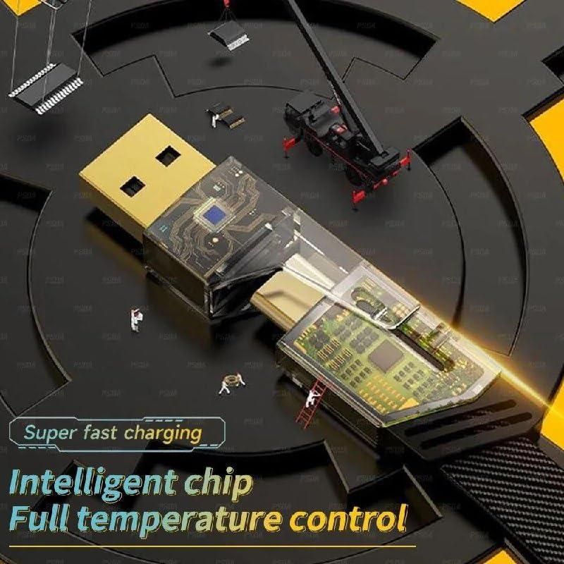 4-in-1 Multi USB Charging Cable - Universal Fast Charge Cable for iPhone, USB-C & Micro USB