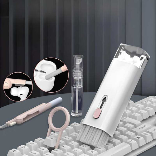 7-in-1 Electronic Cleaner Kit - Pen-Style Cleaning Brush for AirPods, Earbuds, Keyboard & Phone