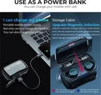 M10 TWS Wireless Earbuds with LED Digital Display - Touch Control Bluetooth 5.0 Sport Headphones with Noise Reduction