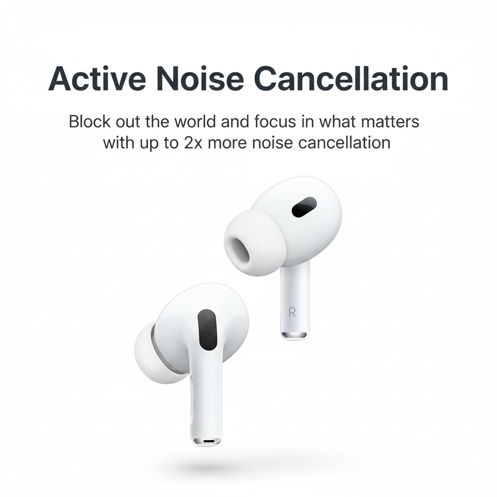 AirPods Pro with ANC text