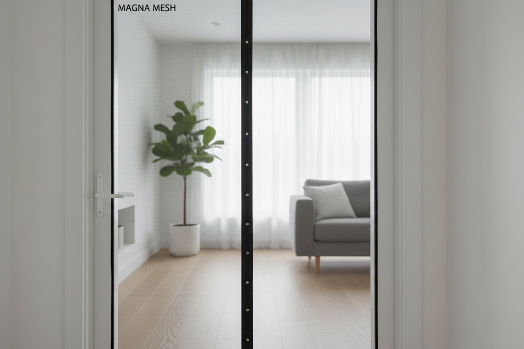 Installed Door Curtain